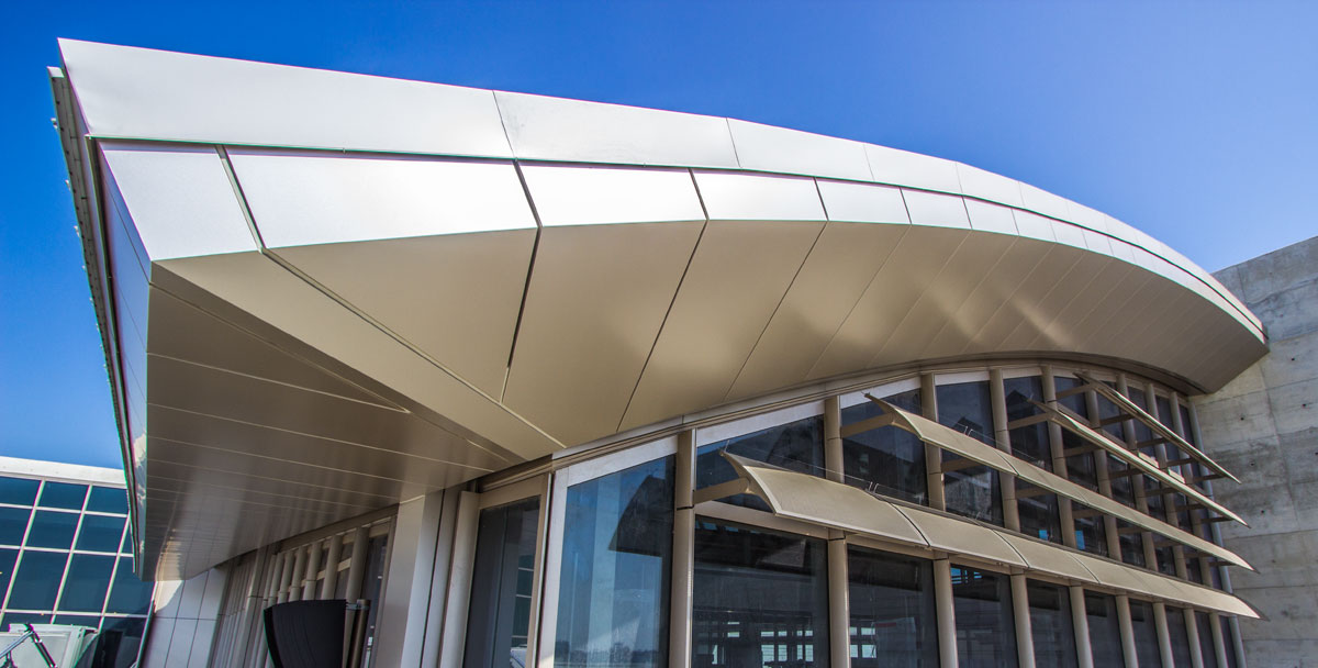 Alucobond ACM, LAX Airport, Fentress Architects, Los Angeles, California, Photo by David Ford