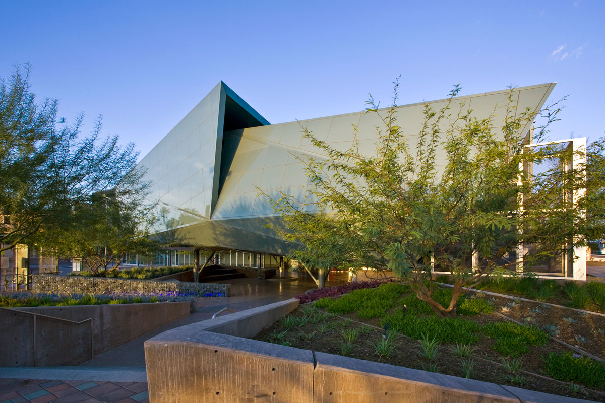 Alucobond Spectra Green, Tempe Transportation Center, Arizona, Otak, Architekton