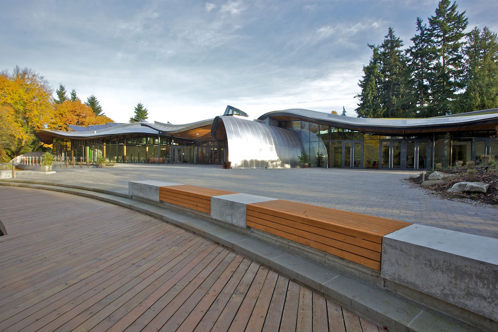 Alucobond, VanDusen Botanical Garden Visitor Centre, Perkins Will, Raymond Chan Photomedia Canada, Vancouver