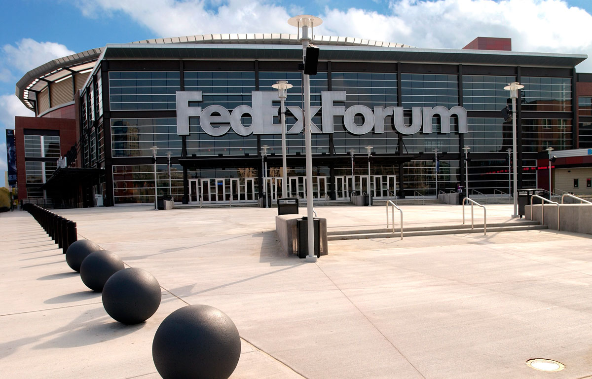 Fedex Forum Arena Construction