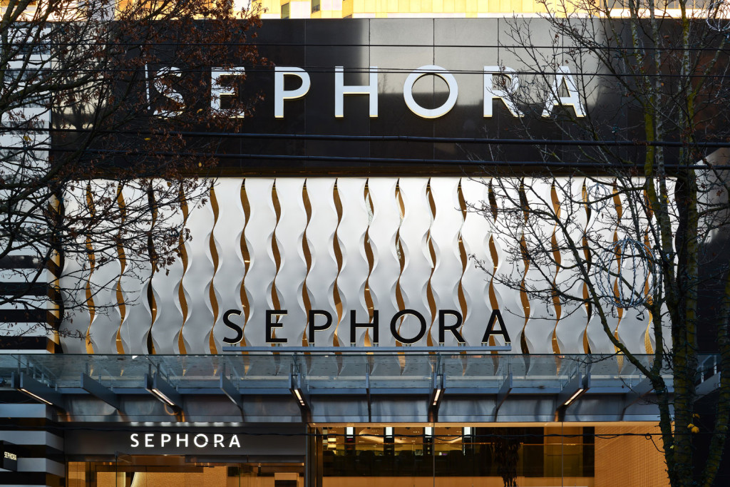 Sephora Retail Store, Canada, Francl Architecture, Keith Panel Systems, Alucobond NaturAL ACM, Daniel Lunghi