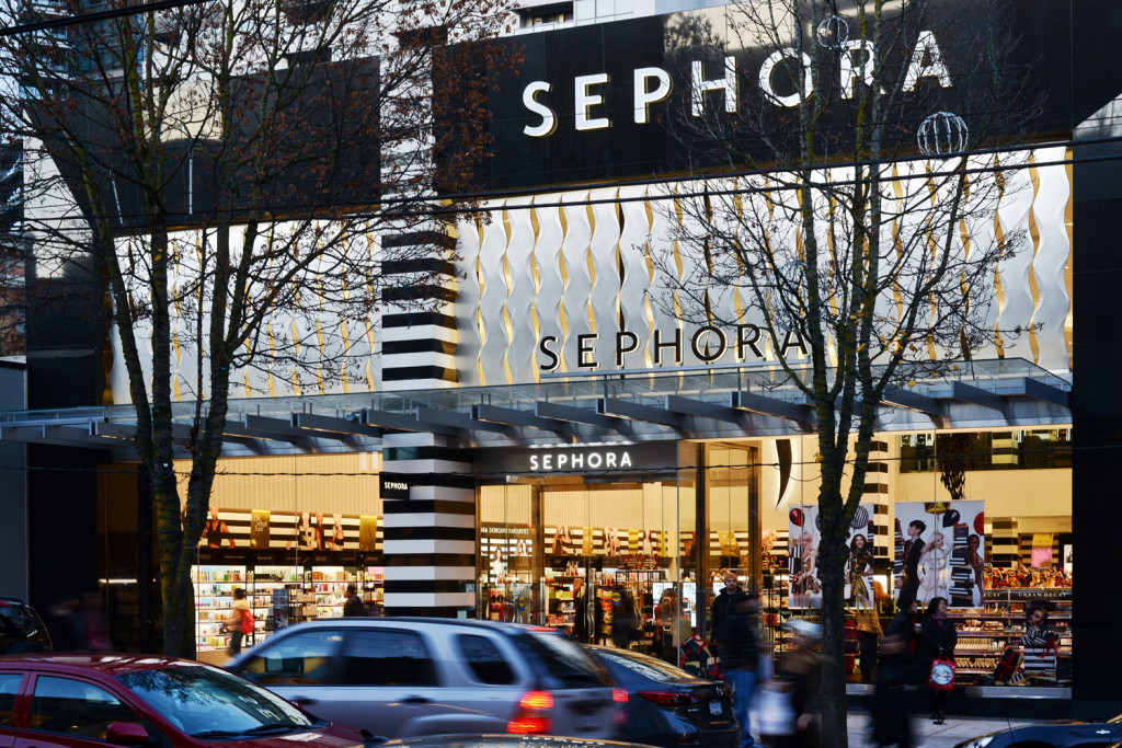Sephora Retail Store, Canada, Francl Architecture, Keith Panel Systems, Alucobond NaturAL ACM, Daniel Lunghi