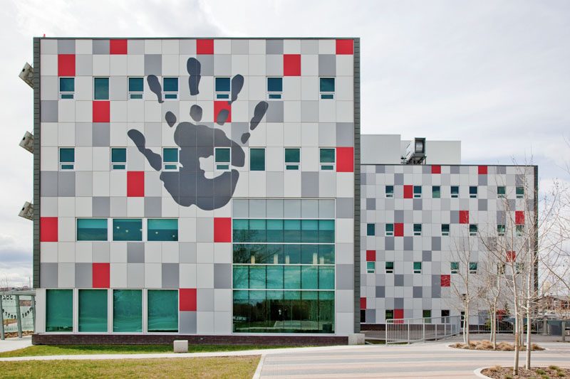 Calgary Child Development Centre, Kasian Architecture, Thermal Systems, Alucobond, LEED Platinum, Photography Oliver Shay