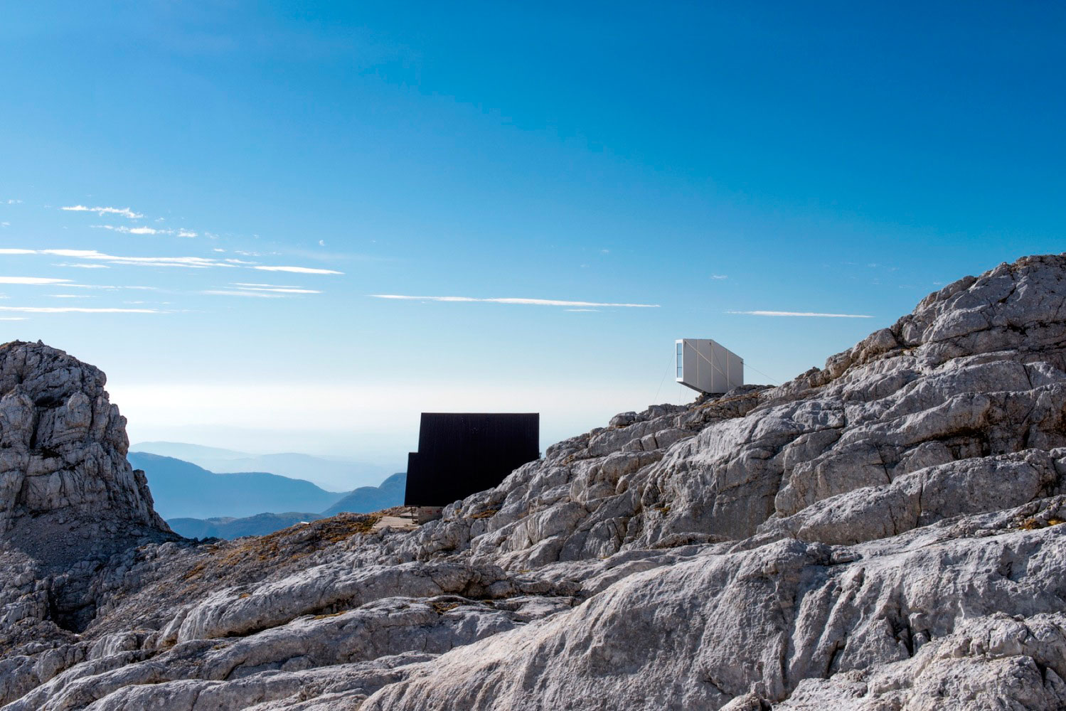 OFIS Architekti, Winter Cabin Mount Kanin, Slovenia, Alucobond Composite, Exterior, Janez Martincic