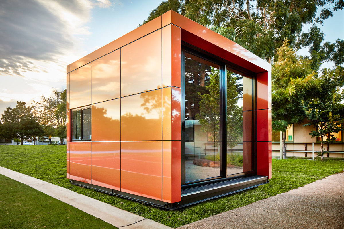 Harwyn Modular Education Music Room Pod, Jason Fremder, Australia, Spectra Cupral Alucobond ACM